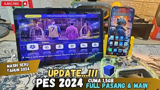 Only 1.5GB!!! How to Install PES Efootball Update 2024 PS2 | AetherSX2 Emulator