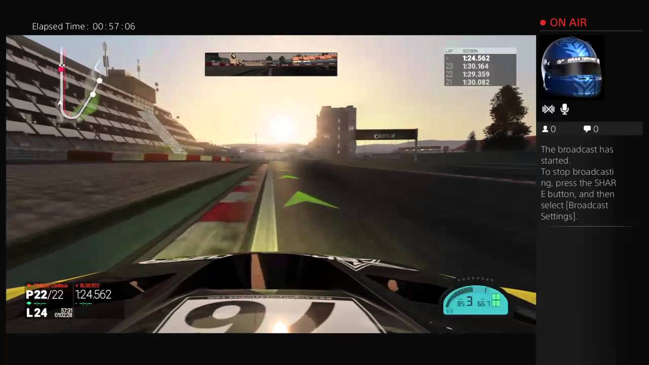 Nomadd06's Live PS4 Project Cars Broadcast BMW GT3 Nurburgring