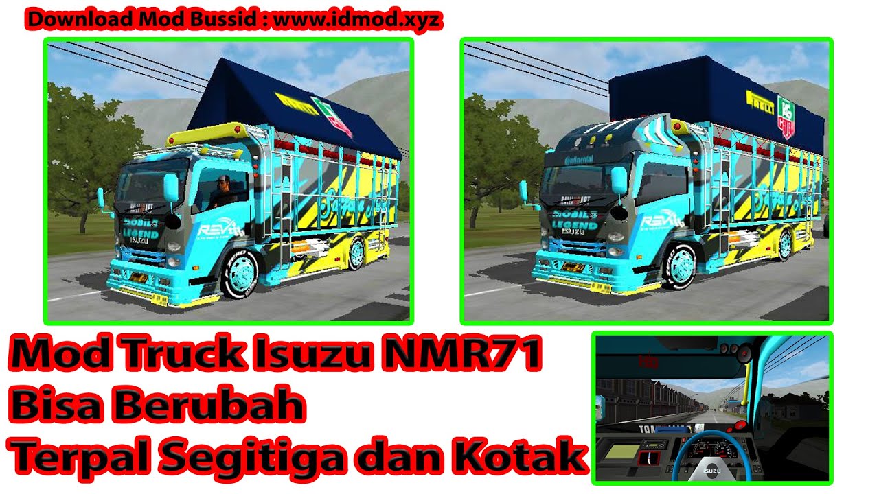  Download  Livery Truk Isuzu Terpal  Segitiga  download  