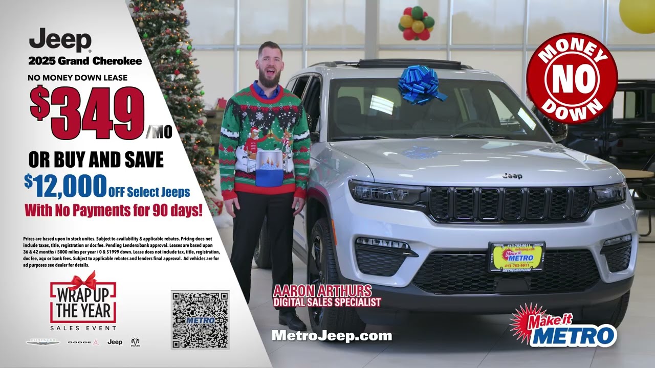 Счастливых праздников от Metro CDJR в Чикопи!