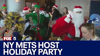 NY Mets stars host kids holiday party at Citi Field