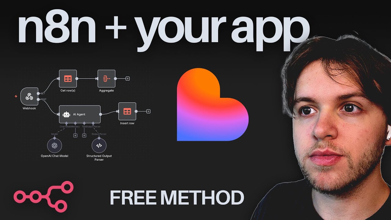 Build ANY Web App with Integrated AI Agents (n8n, no code) - YouTube