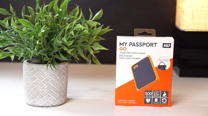WD My Passport Go SSD Portable Hard Drive | It's Fast!