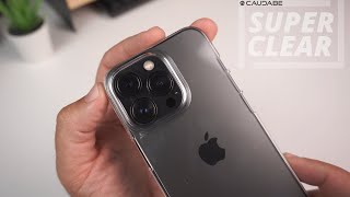 iPhone 13 Pro Caudabe Case - SUPER Duper CLEAR & SLIM!