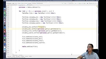 3. Listview, Activity y TableLayout en Android