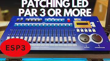 Patching Kingkong 256A controller .3 or more led par   Patching#dmxcontroller #lightcontrol  पैचिंग
