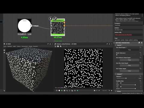 Substance Designer - Non-overlapping patterns generator **Version 2** (Circle Packing) - Inputs