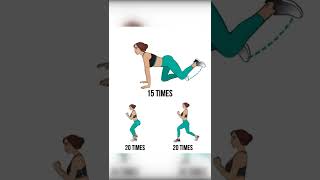 Butt,Hips,Breast,waist Exercises for women | Build slim body for girls#shorts screenshot 4