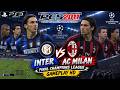 PES 2011 PS3 Gameplay Inter vs Ac Milan EPIC Champions 