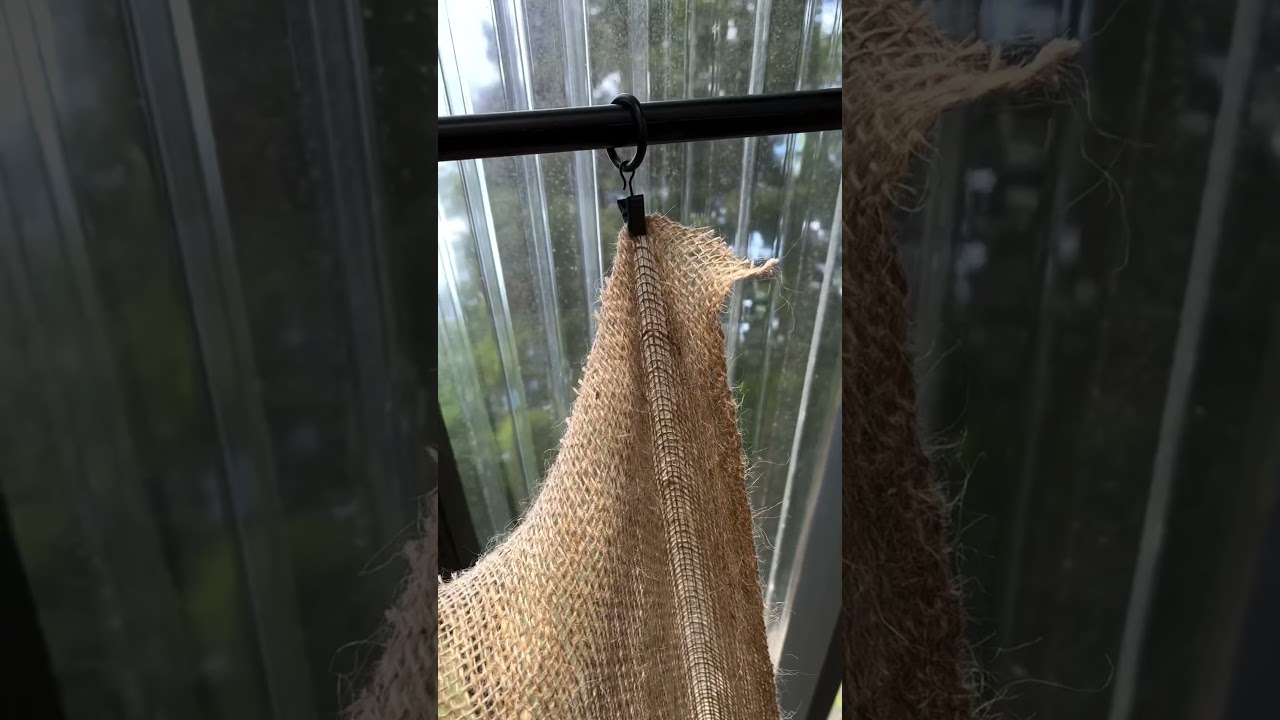How To Hang Greenhouse Cloth (Inexpensively)