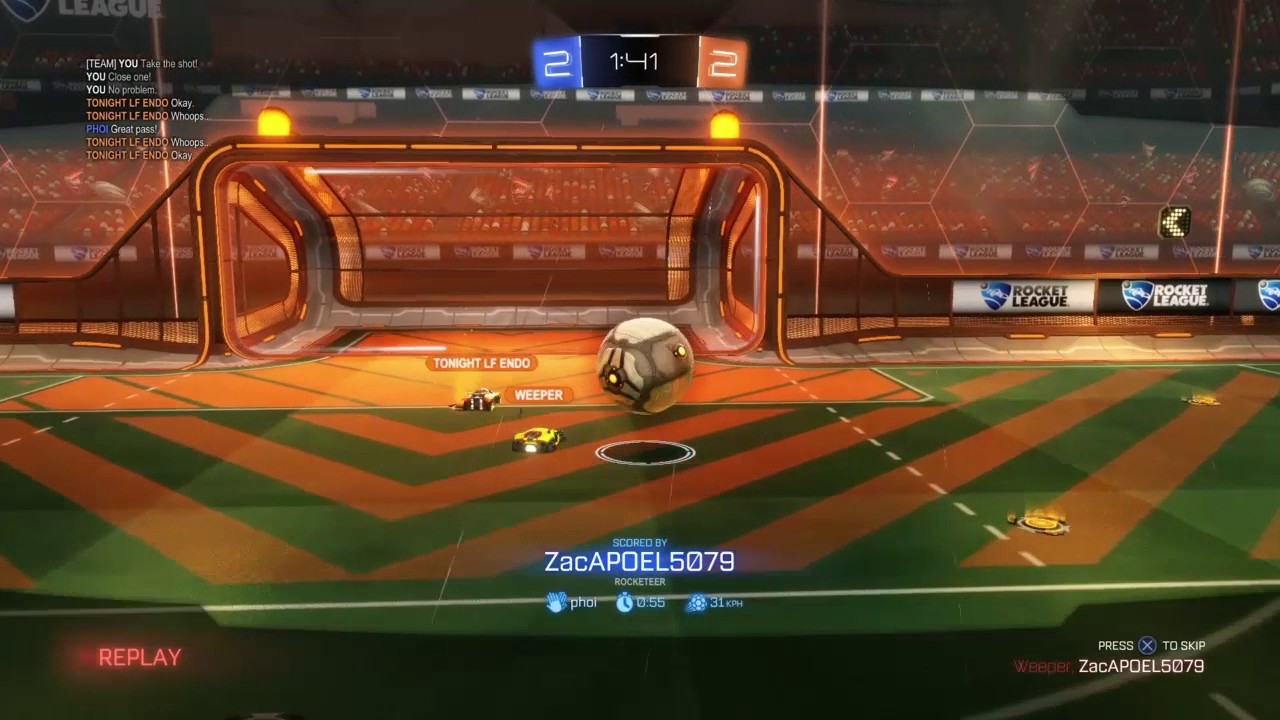 Rocket League some goals who score (vs) or (with) Season 3 Grand Champion!!! / Z GamingCY