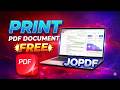 Print PDF Documents Easily with JOPDF