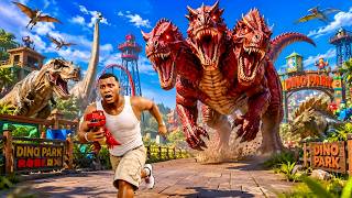FRANKLIN Escape From The GIANT DINOSAUR At DINO WORLD In Roblox!!😱PART -2 | Roblox tamil | Roblox screenshot 2
