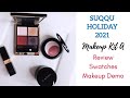 Suqqu Holiday 2021 Makeup Kit A | Review, Swatches &amp; Look Demo