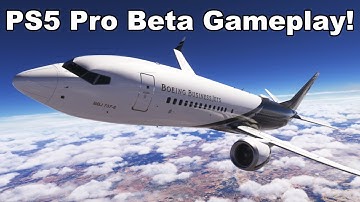 Microsoft Flight Simulator 2024 | PS5 Pro Beta Gameplay!