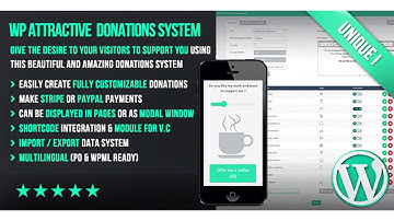 WP Attractive Donations System - Easy Stripe & Paypal donations | Codecanyon Scripts and Snippets