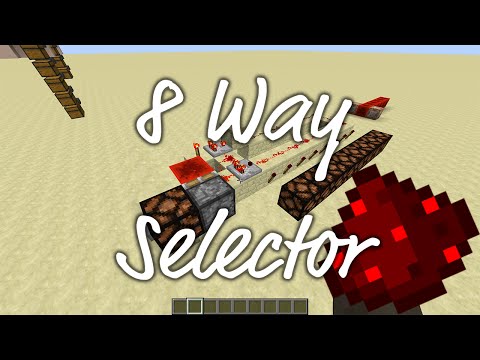 Redstone Tutorial: 8 Way-Selector | Jaybee