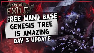 PoE | The Genesis Tree Is Amazing: Profit Craft Your Wand Updade! -  3.27 Mana Stacking Wander Day 3