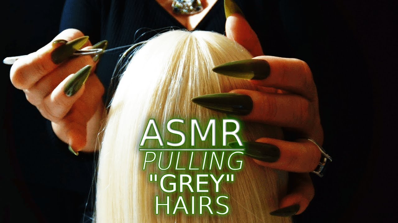 ASMR on A Wig | Searching & Plucking 