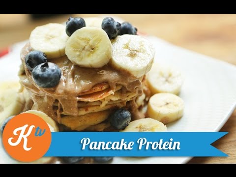 Resep Pancake Protein Pisang (Protein Peanut Butter Pancake Recipe Video) | SHALINDRA