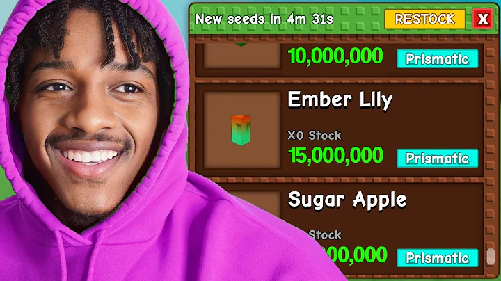 GETTING EVERY PRISMATIC SEED IN GROW A GARDEN