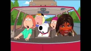 Lisa Rinna M&M crashes Family Guy car