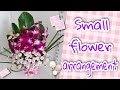 Easy flower arrangement for beginners  orchid flower arrangement  all about flowers