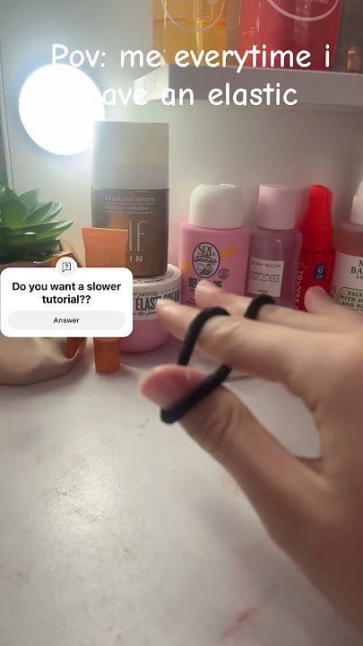 Rubber band trend tutorial!!!! #fyp #viralshort #trendingshorts #preppy #hair #trendingnow