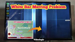 Videologic 32 Led Tv White Bar Moving Panel- Pt320At01-1-Xc-2
