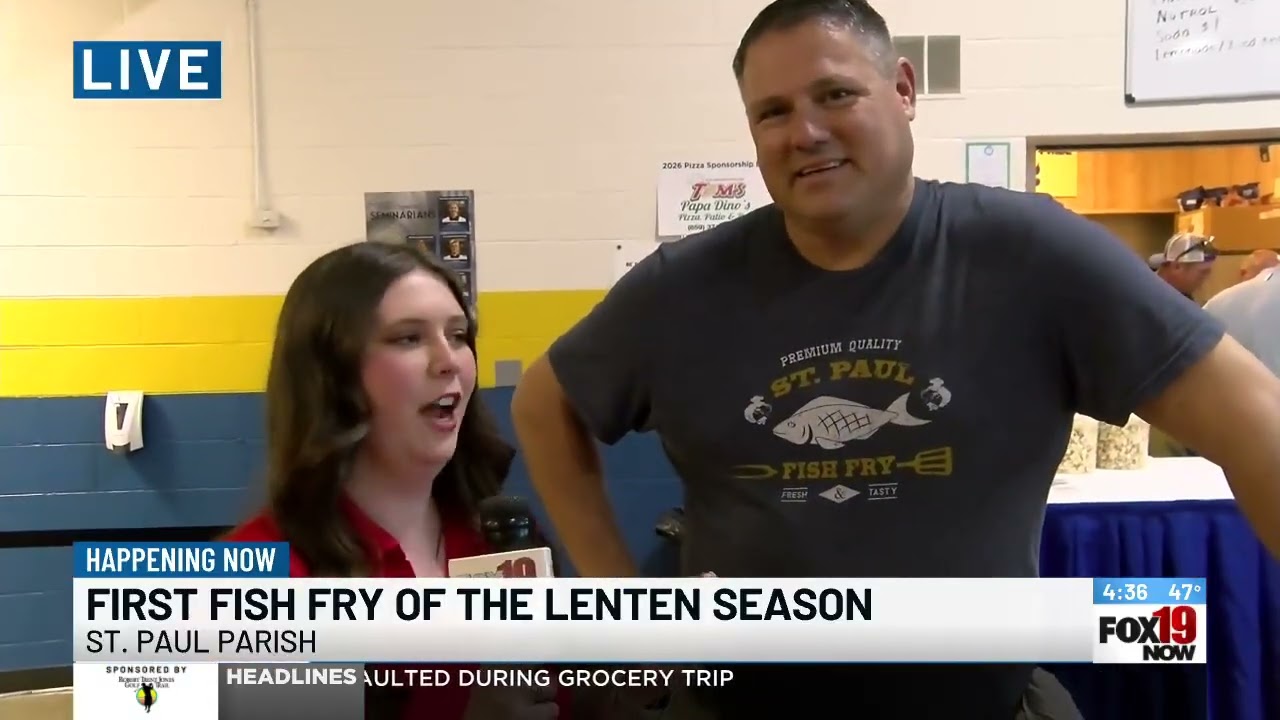 Anna DuVall --Fish Fry Friday at St. Paul's Parish FOX19 WXIX 4:30p 2/20 Cincinnati, OH