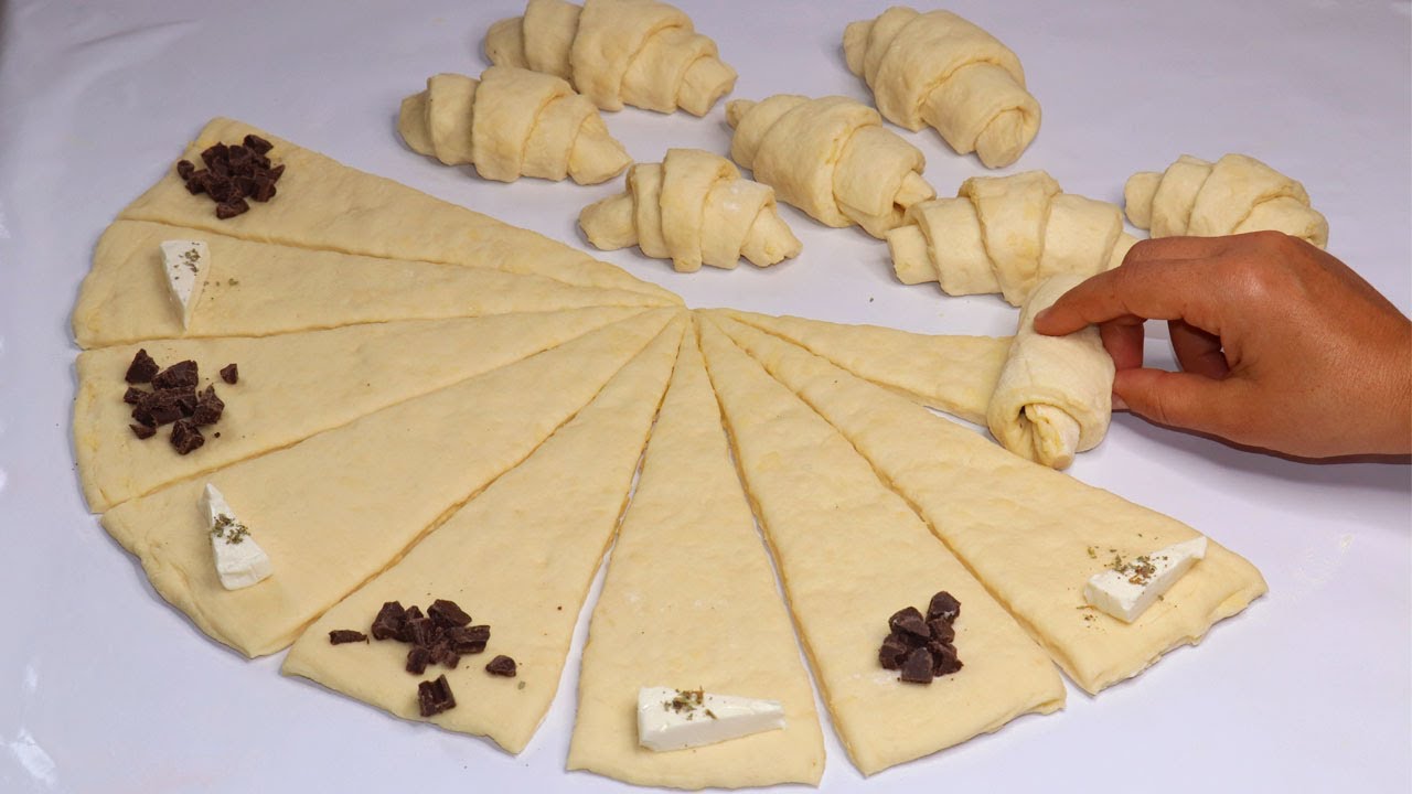 من اليوم مستحيل متنجحش معاك كرواصة ومتجكش مورقة وخفيفة حضريها بدون عجين مورق ولا طي سهلة وإقتصادية