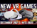 NEW VR GAMES in December 2021 & EARLY 2022! // VR games COMING SOON - Oculus Quest, PC VR & PSVR