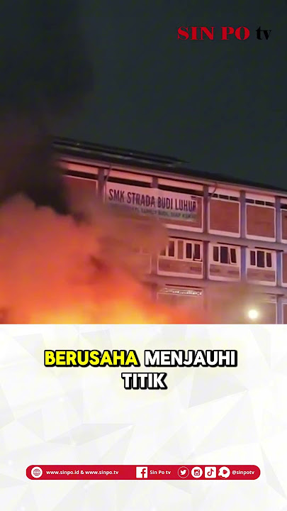 Bus Terbakar Di Terminal Bekasi