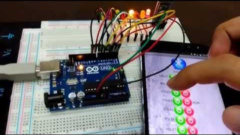 Arduino Uno Bluetooth Led Kontrol Devresi