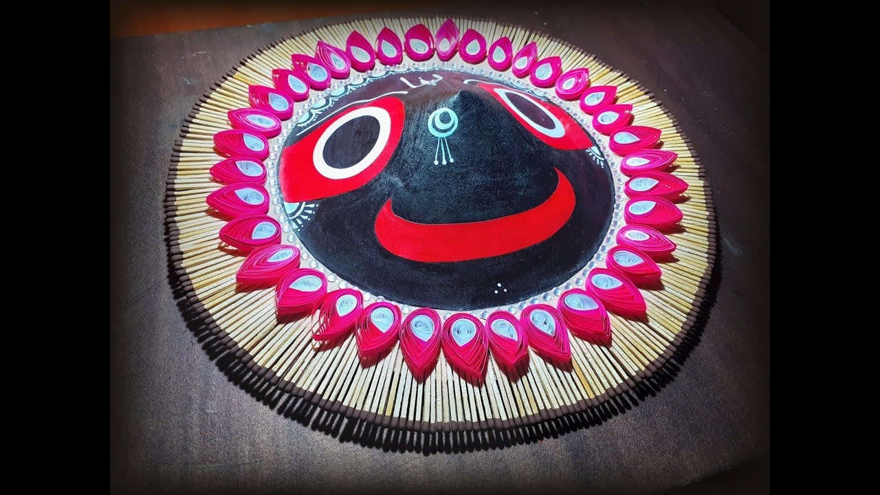 A simple Lord Jaganath Craft Jagannath RathYatra Crafts YouTube