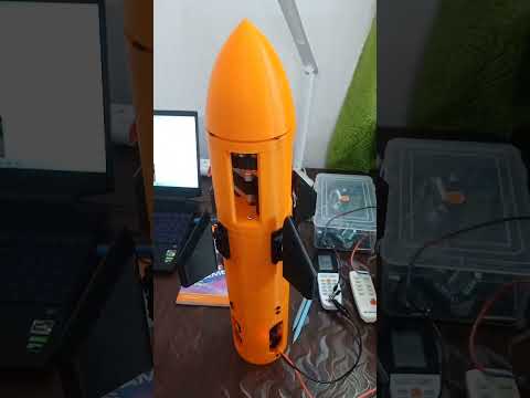 Fin-Controlled-3D-Model-Rocket #tech #computer