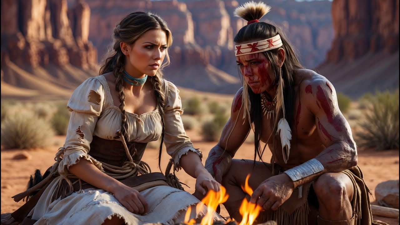 Apache Raider Captured Her to Sell as Slave—But She Healed His Scars and Conquered His Soul