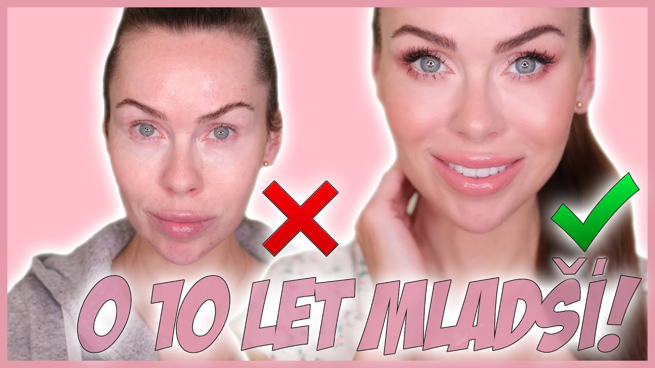 😱 O 10 LET MLADŠÍ DÍKY MAKEUPU! 😱 | TIPY A TRIKY KROK ZA KROKEM