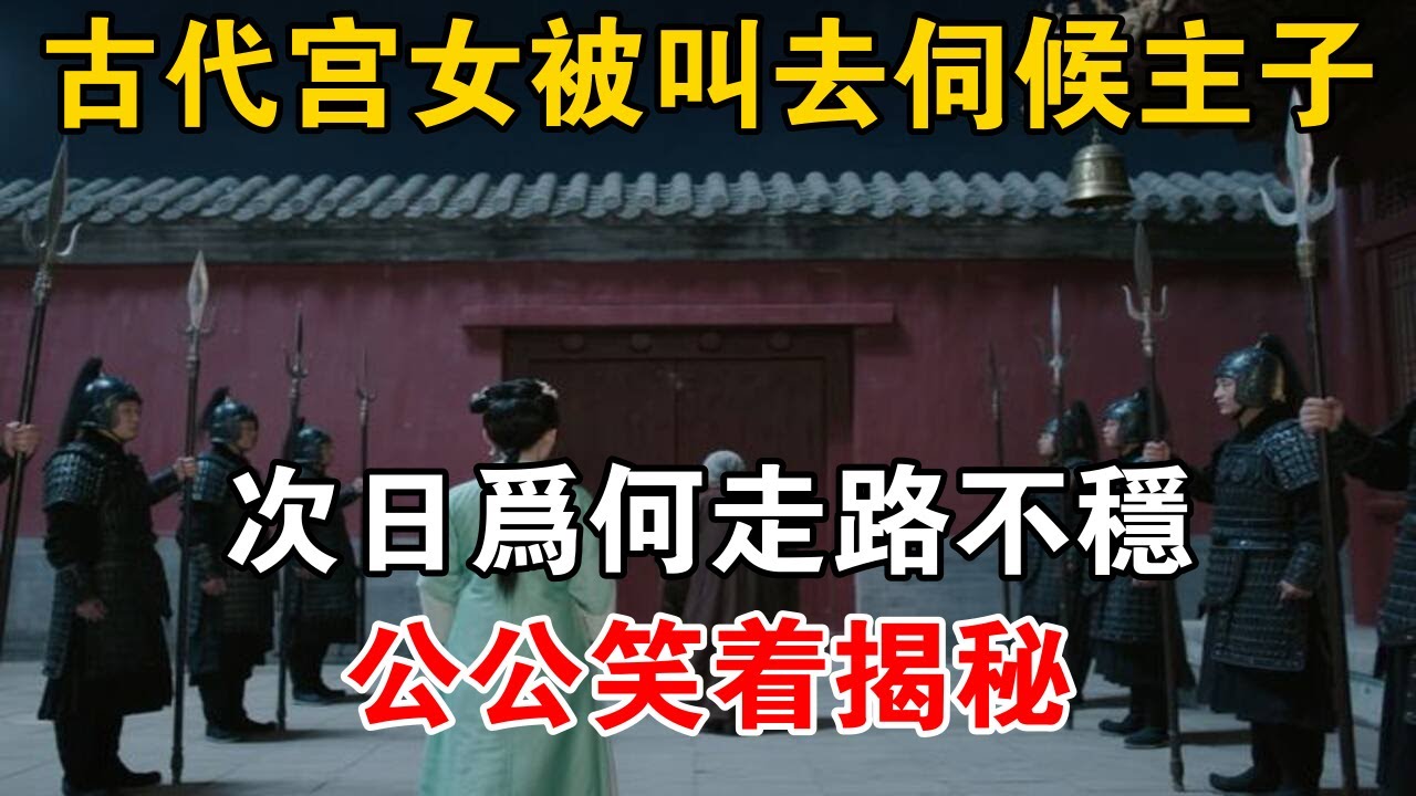 古代宮女被叫去伺候主子，隔天為何走路不穩？公公笑著揭秘【史海探秘】