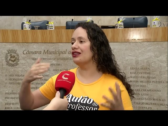 Câmara sedia Aulão do Professor Toninho para preparação de docentes