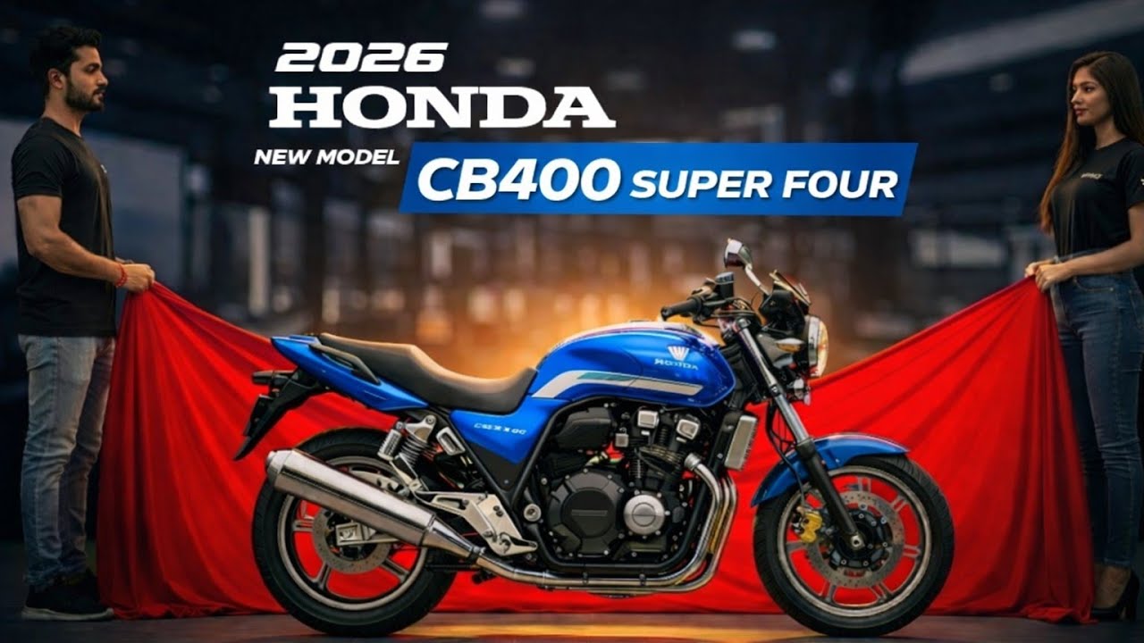 2026 Honda CB 400 Super Four 🔥 Inline-4 Legend Is Back | Sound, Power & Style!