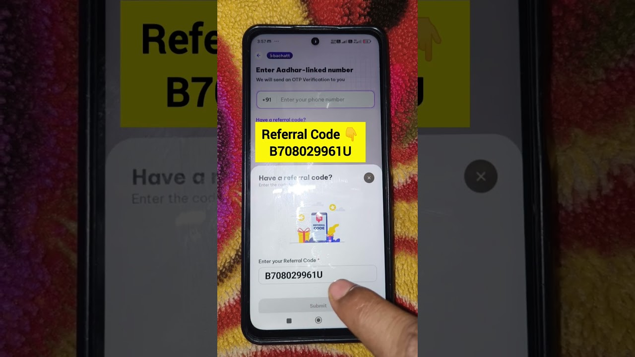 Bachatt App referral code | bachat app referral code, bachatt app refer code, 