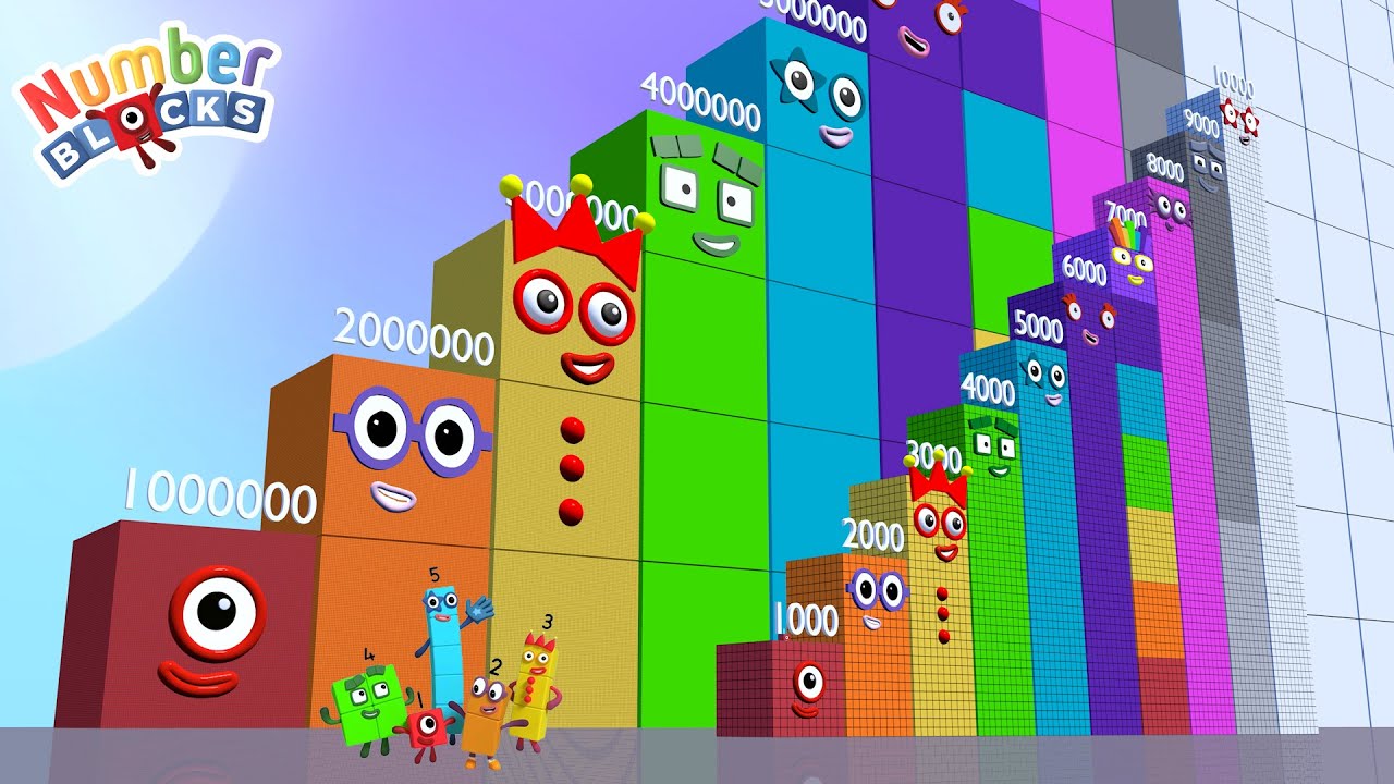 Numberblocks Standing Tall One To 25 Billion Amazing Numberblocks Step