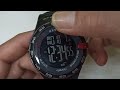 reloj SPORT REDONDO, programar hora, alarma y cronometro