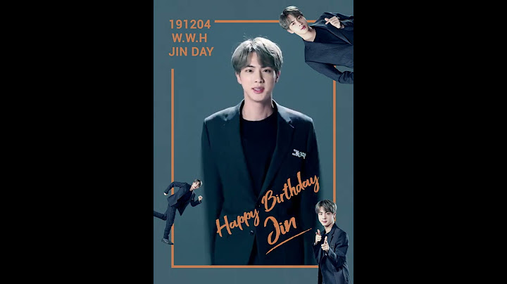 [Congratulatory Moving Image] 2019 JIN day