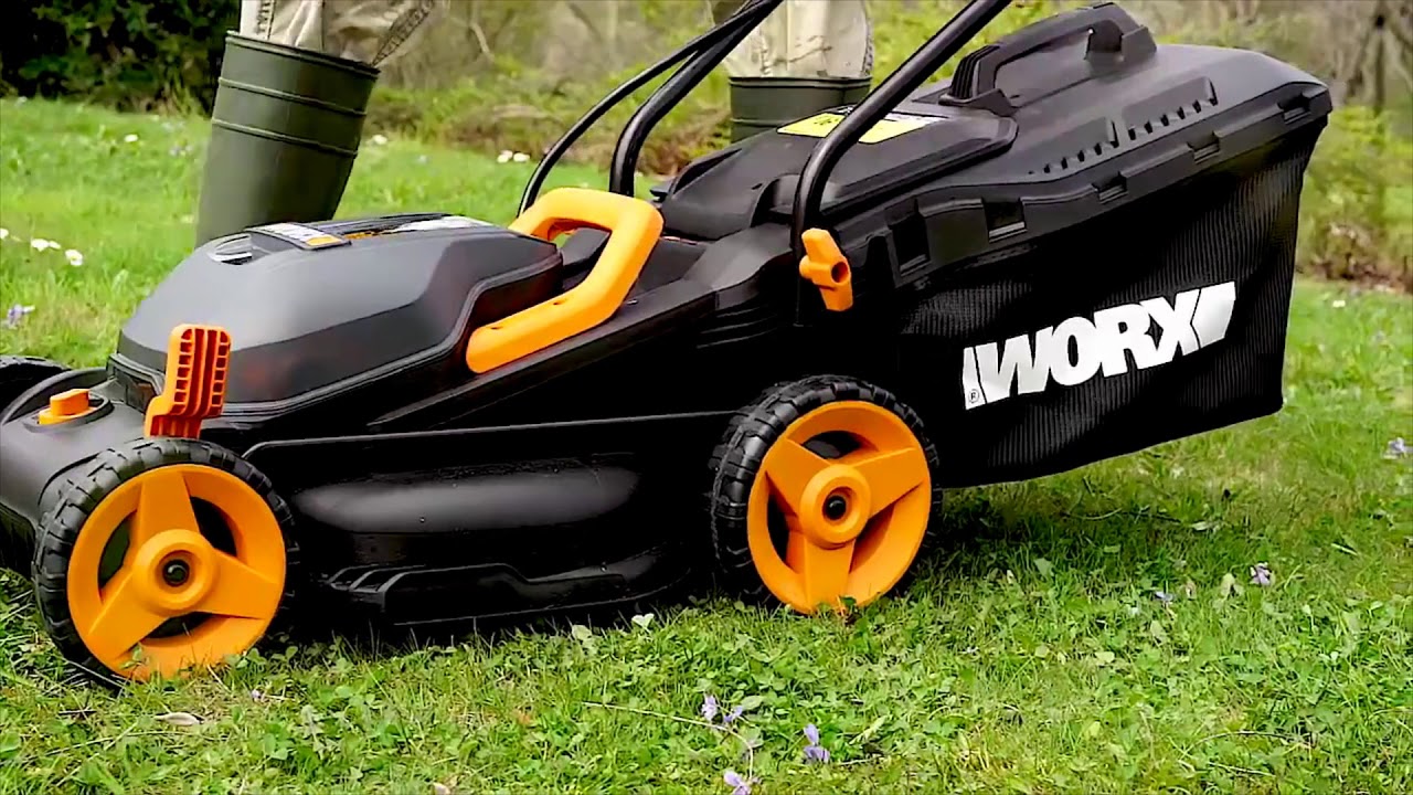 Best Buy: WORX WG779 40V 14 Lawn Mower with Grass Collection Bag