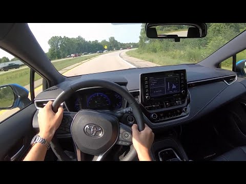 2019 Toyota Corolla XSE Hatchback (6-Speed Manual) - POV Review