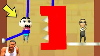 CAN I SAVE THE CHILD ? FAST RESCUE 3D with SHINCHAN and CHOP | NOOB vs PRO vs HACKER screenshot 4