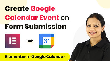How to Create Google Calendar Event for New Elementor Form Submission - Elementor to Google Calendar