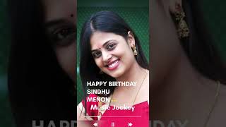 Happy Birthday Sindhu Menon Garu | #kollywood #tollywood | Music Jockey